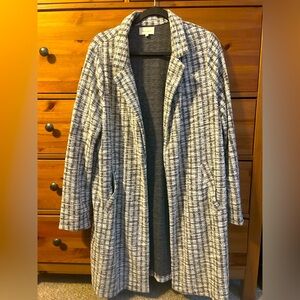 Melloday women’s lightweight tweed mid blazer/jacket duster